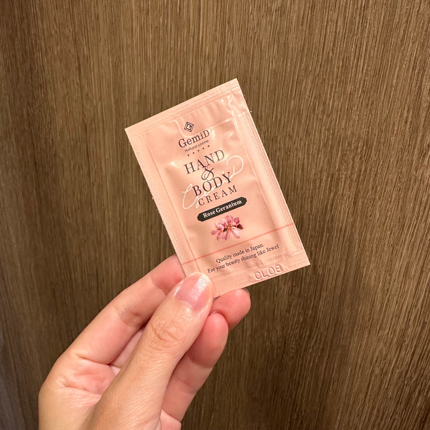 ハンド&ボディクリーム ローズゼラニウムの香り ゼミド
