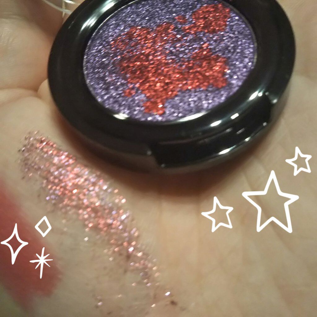 URGLAM　SPARKLE EYESHADOW/U R GLAM/単色アイシャドウを使ったクチコミ（2枚目）
