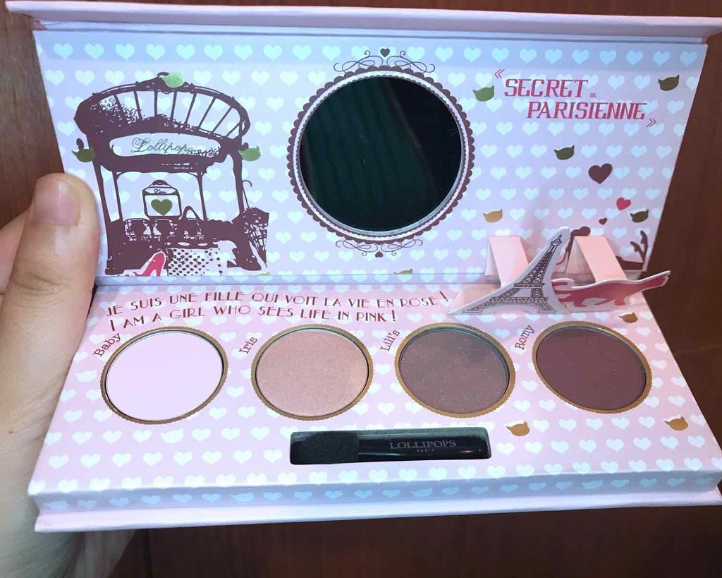 ロリポップス アイパレット ローズモンマルトル/ときわ商会/アイシャドウパレットを使ったクチコミ（2枚目）