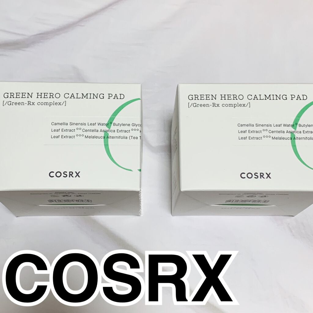 ワンステップグリーンカーミングパッド/COSRX/トナーパッドを使ったクチコミ(1枚目)
