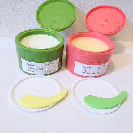 緑豆毛穴クレンジングミルクバーム/beplain/クレンジングバームを使ったクチコミ(3枚目)