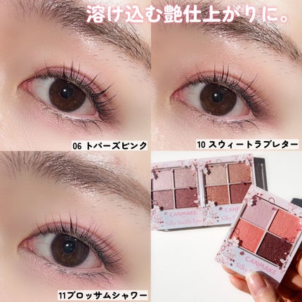 シルキースフレアイズ/キャンメイク/アイシャドウパレットを使ったクチコミ(10枚目)