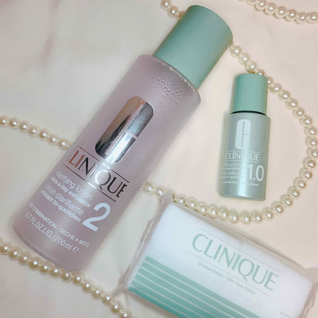 クラリファイング ローション 1/CLINIQUE/拭き取り化粧水を使ったクチコミ(1枚目)