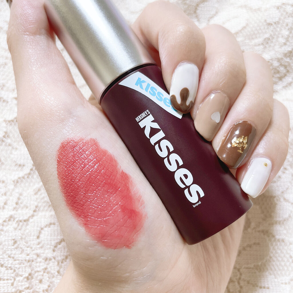 キスチョコレート ムースティント/ETUDE/口紅を使ったクチコミ（2枚目）