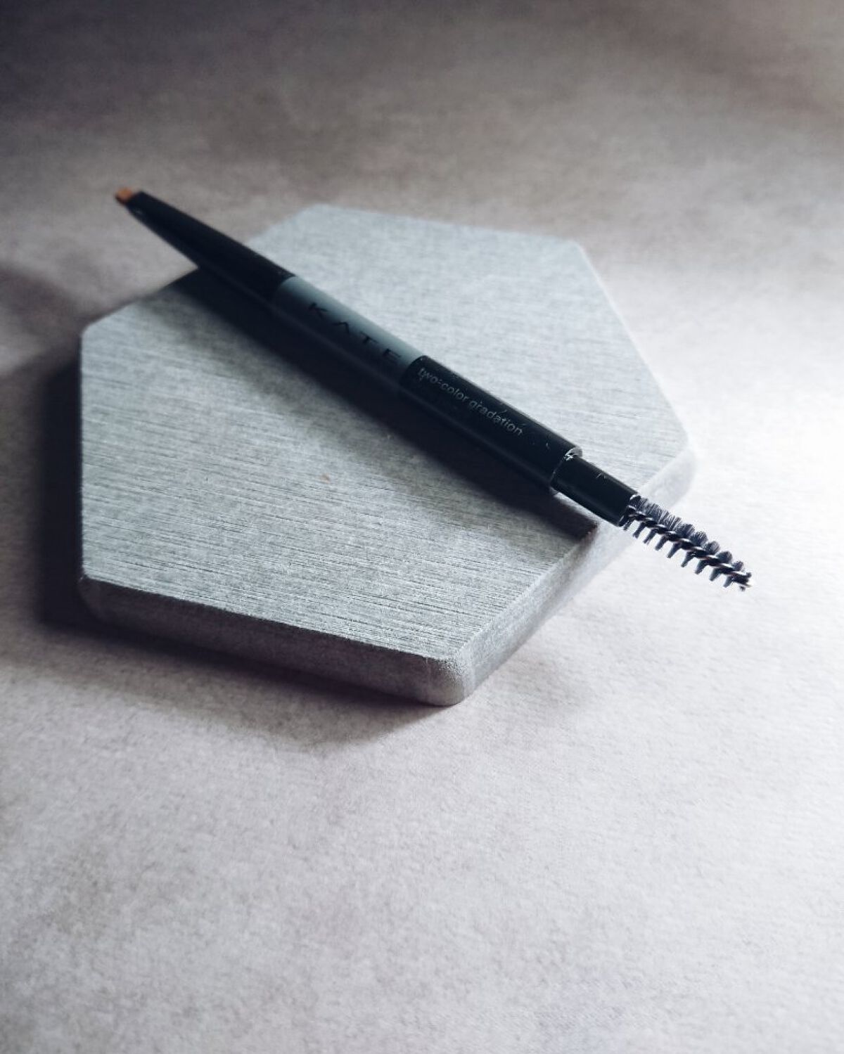 2カラーグラデーションブロウペンシル EX-1 ライトブラウン/KATE/アイブロウペンシルを使ったクチコミ（2枚目）