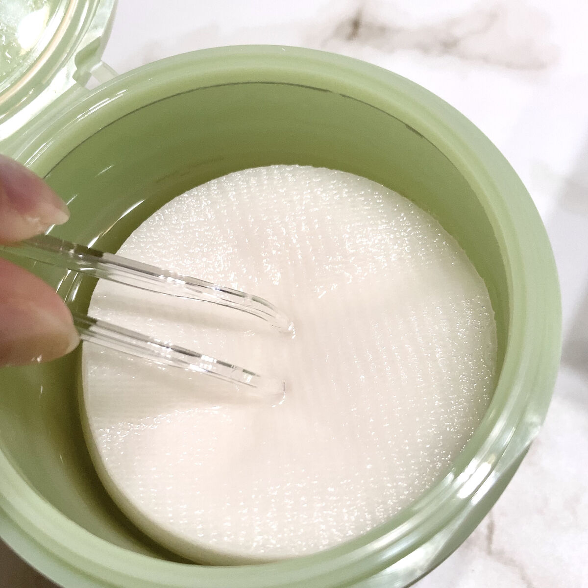 ドクダミカーミングタッチスポットパッド/Abib /トナーパッドを使ったクチコミ（2枚目）