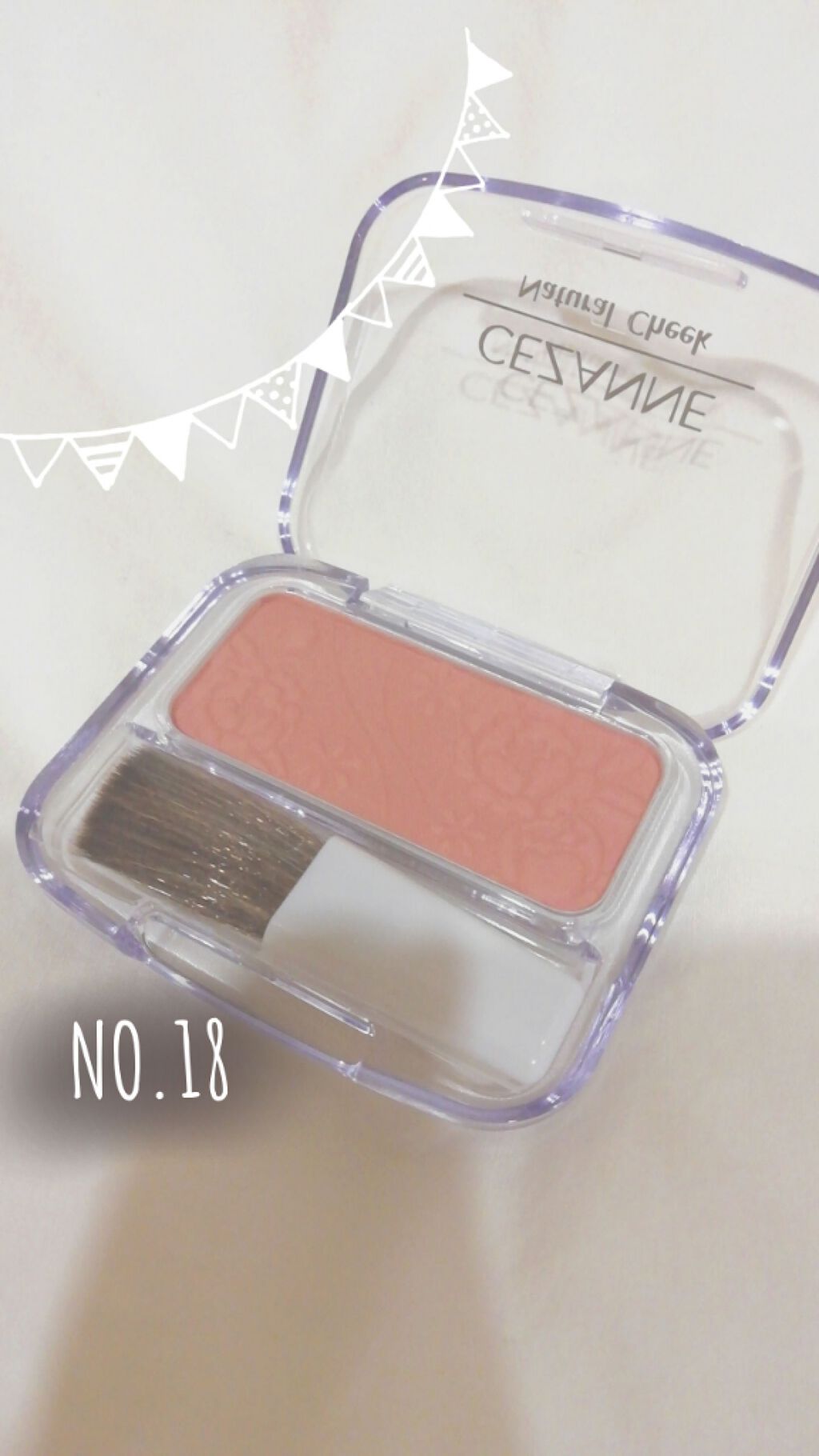 ナチュラル チークN/CEZANNE/パウダーチークを使ったクチコミ(2枚目)