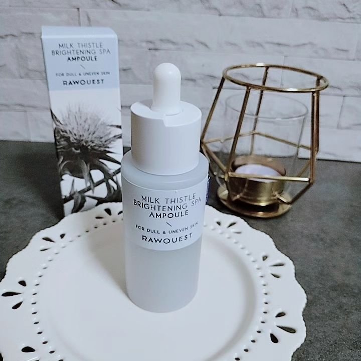 ミルクシスルブライトニングスパ アンプル/RAWQUEST/美容液を使ったクチコミ（3枚目）