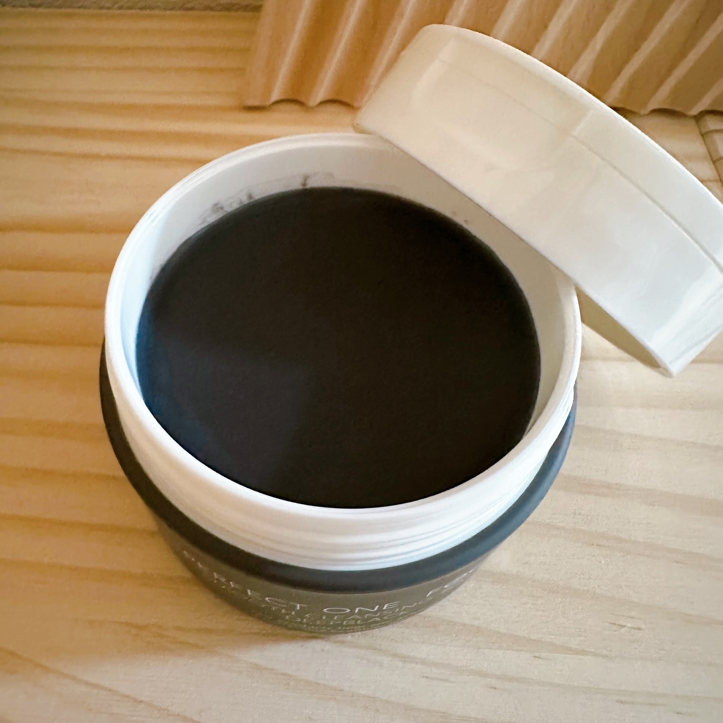 パーフェクトワンフォーカス スムースクレンジングバーム ディープブラック/PERFECT ONE  FOCUS/クレンジングバームを使ったクチコミ（2枚目）