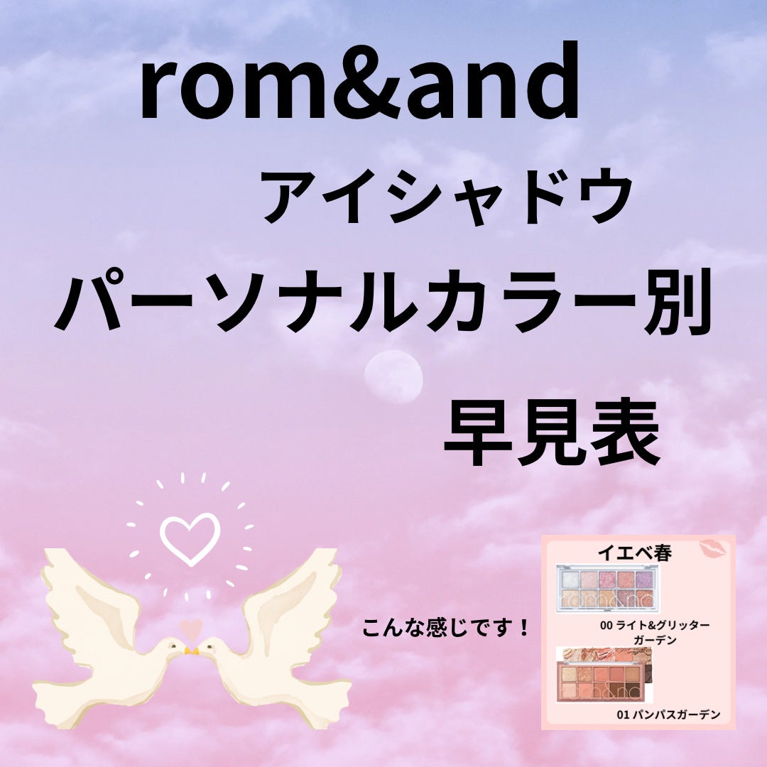 ベターザンパレット/rom&nd/アイシャドウパレットを使ったクチコミ(1枚目)
