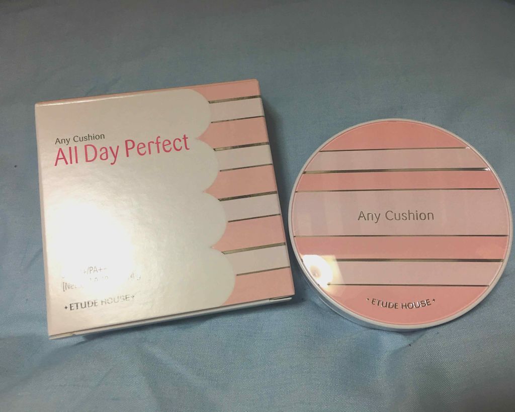 エニークッション オールデイパーフェクト/ETUDE/クッションファンデーションを使ったクチコミ(1枚目)