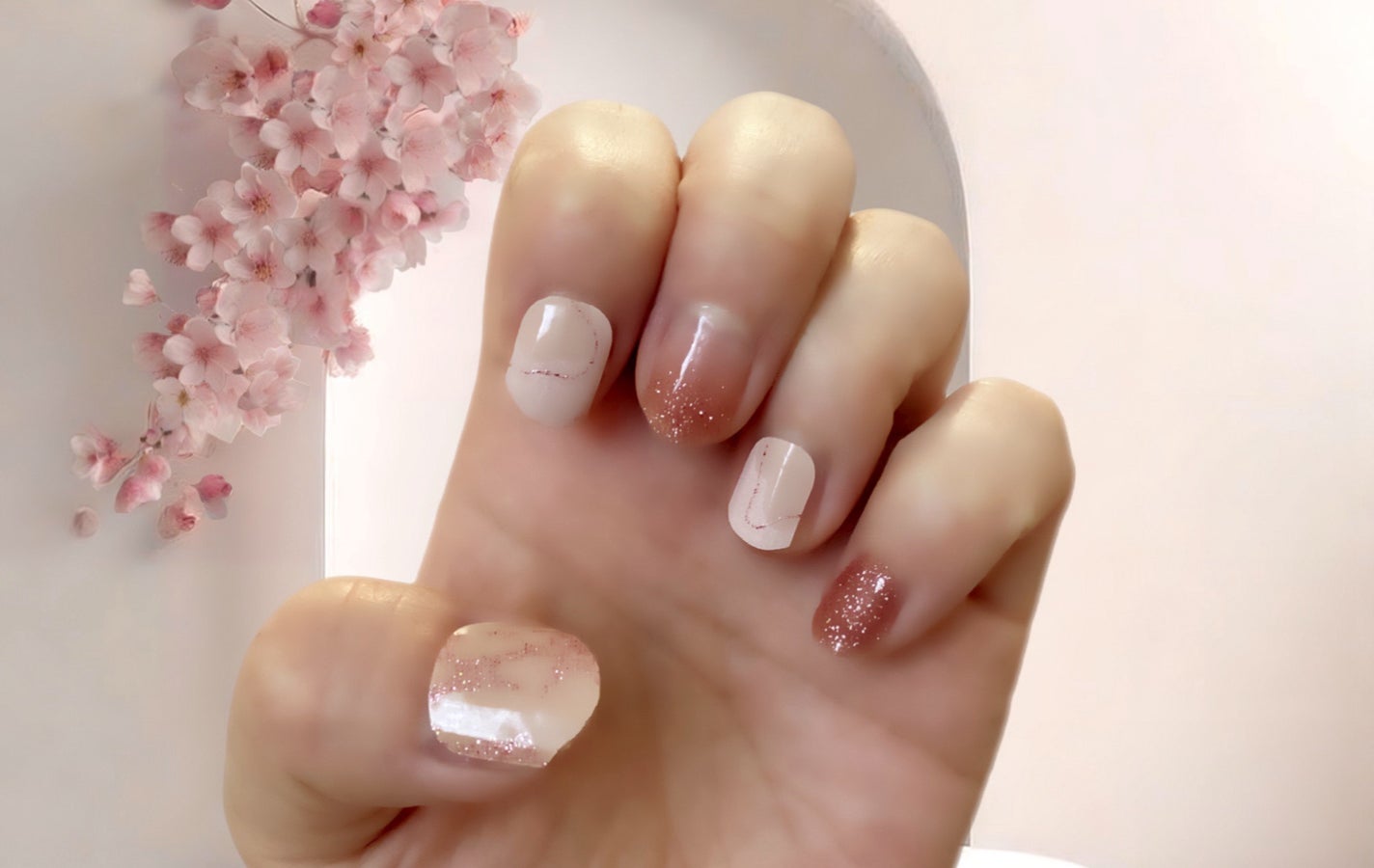 ジェルネイルシール(ハンド)/DAISO/ネイルシールを使ったクチコミ(1枚目)