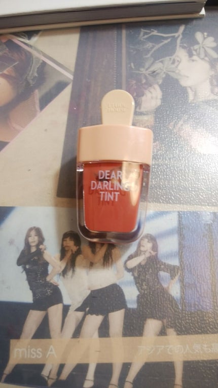 ディアダーリン ウォータージェルティント (アイスティント)/ETUDE/口紅を使ったクチコミ(1枚目)