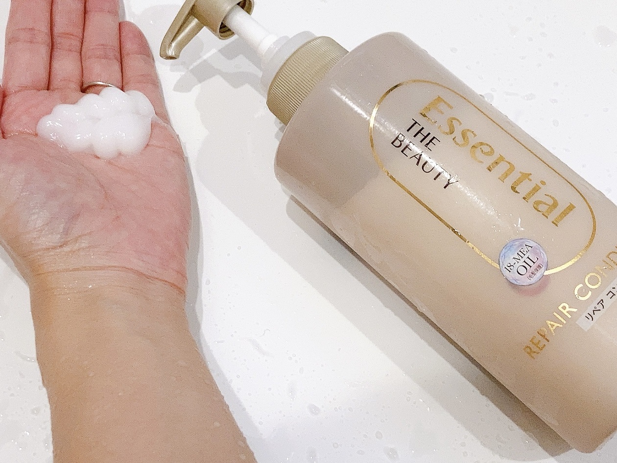 ザビューティ リペアシャンプー・コンディショナー/エッセンシャル/市販シャンプーを使ったクチコミ（3枚目）