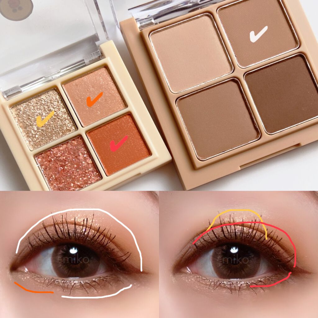 LINE FRIENDS EDITION/rom&nd/メイクアップキットを使ったクチコミ（3枚目）