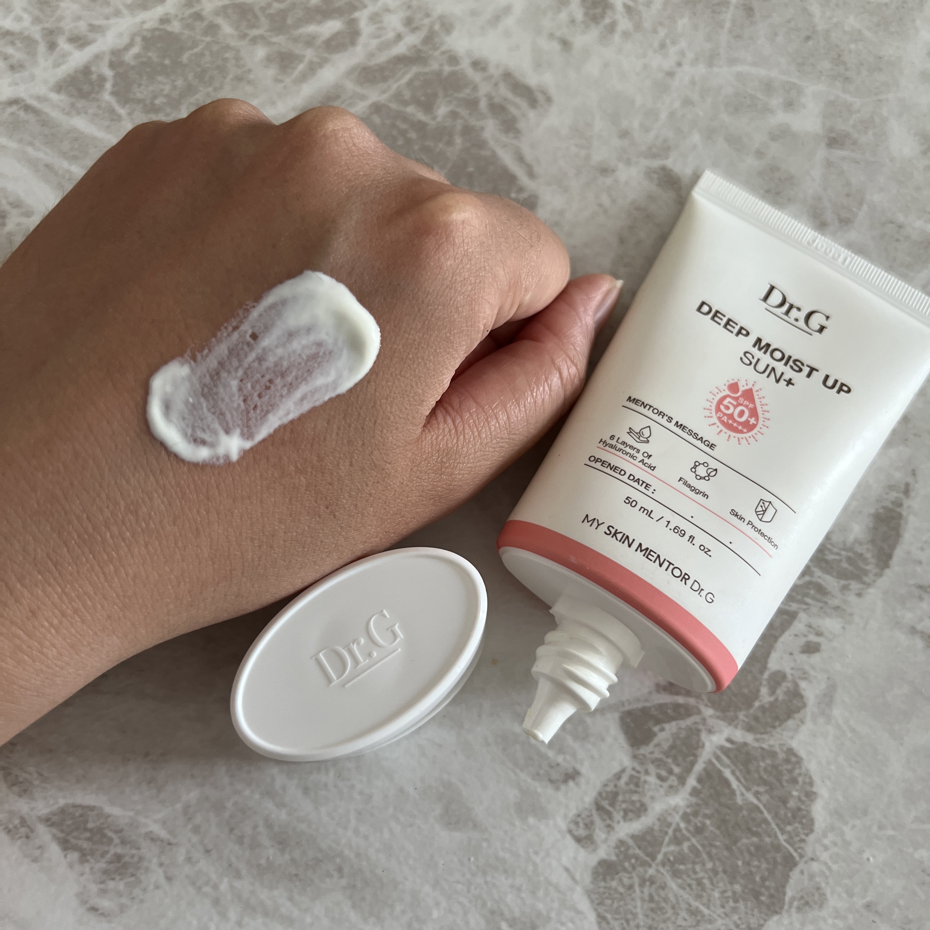 DEEP MOIST UP SUN/Dr.G/日焼け止めクリームを使ったクチコミ（2枚目）