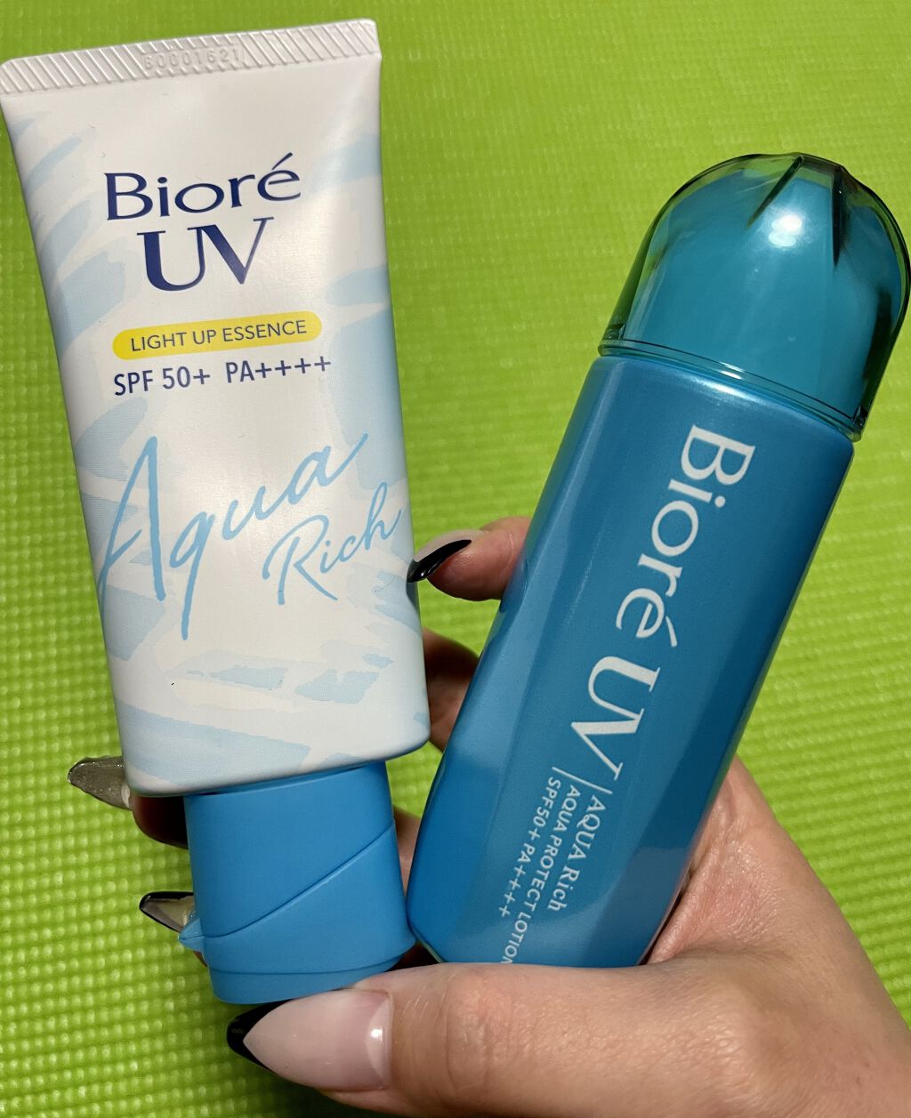 ビオレUVアクアリッチ アクアプロテクトローション（水層パックUV)/ビオレ/日焼け止め・UVケアを使ったクチコミ（1枚目）