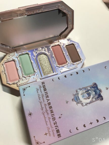 月光人魚シリーズ ジュエリーアイズ/FlowerKnows/アイシャドウパレットを使ったクチコミ(7枚目)