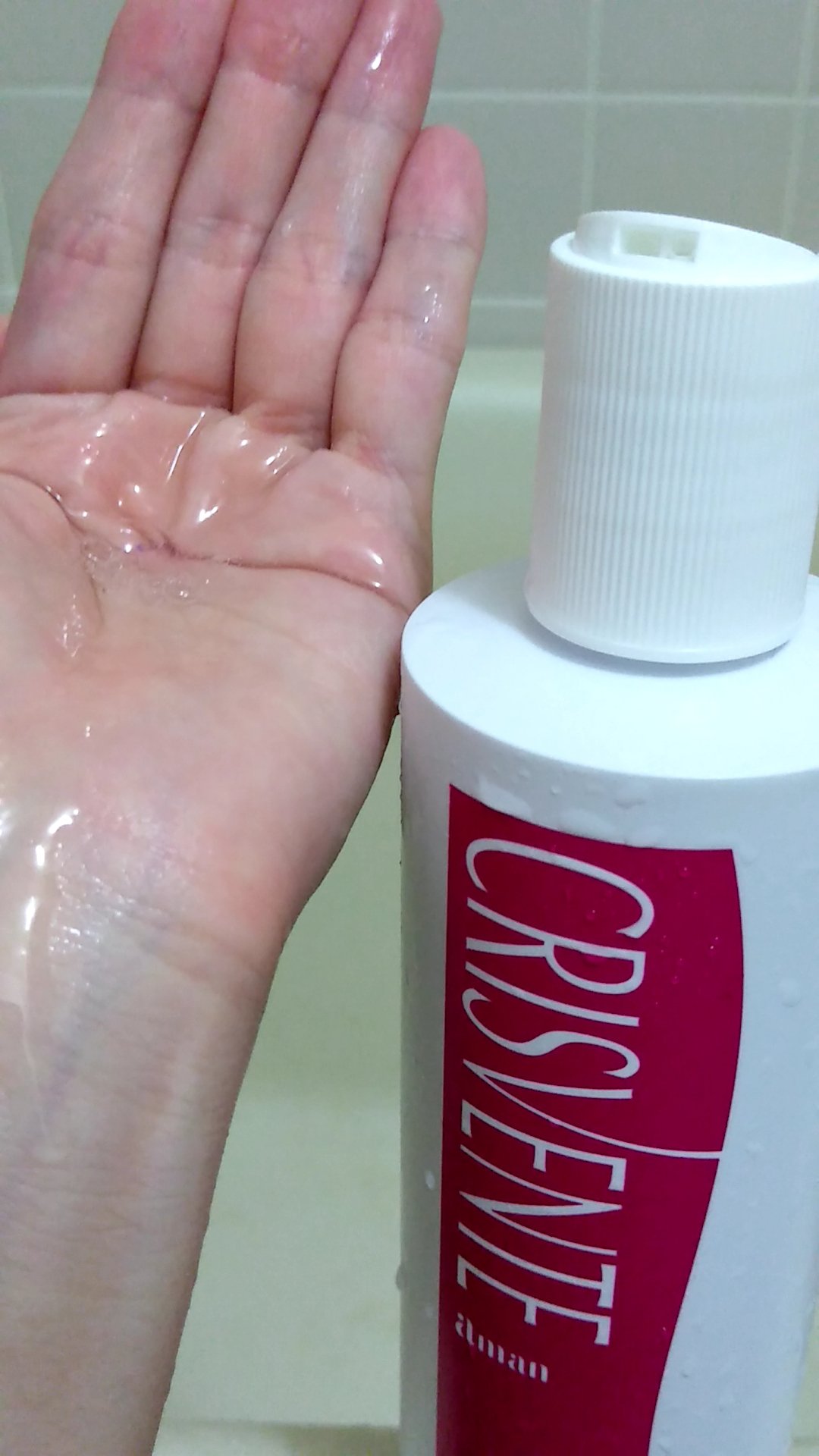 クリスバン ヘアソーププレミアムのクチコミ「泡立ちやすく香りもよかったです。
オールインワンシャンプーなので
シャンプーだけで本当にトリー.....」（2枚目）