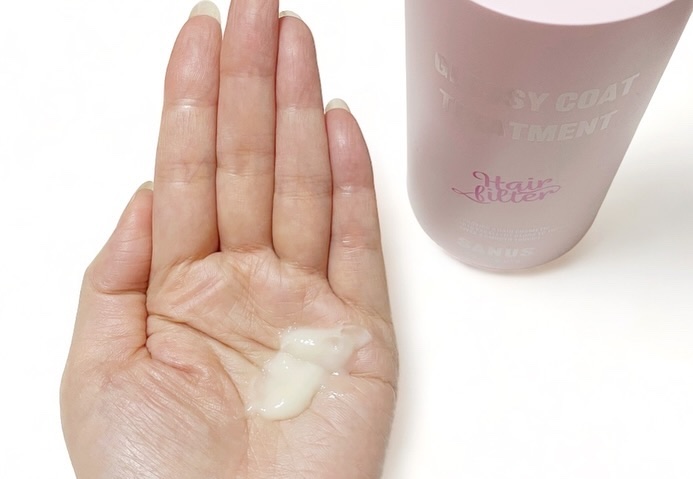 GLOSSY COAT SHAMPOO / TREATMENT/SANUS HAIR FILTER/市販シャンプーを使ったクチコミ（3枚目）