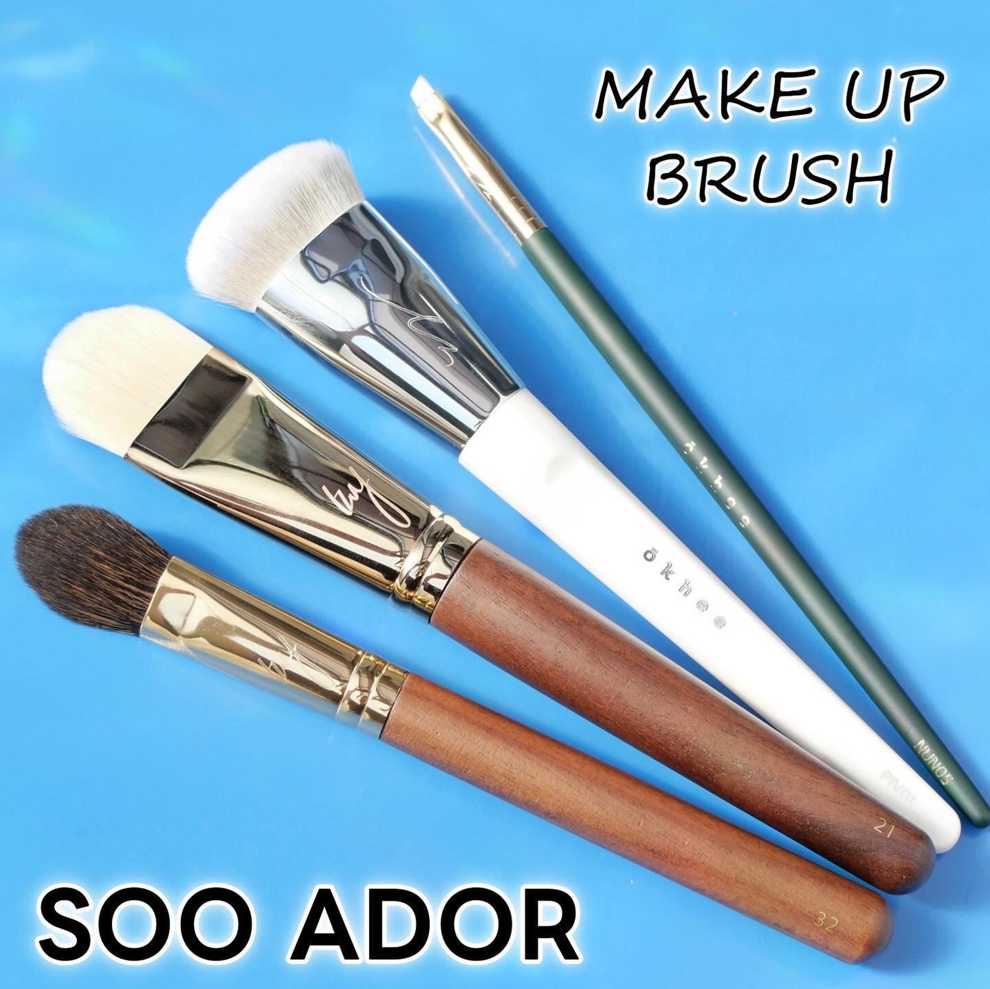 okhee 白玉ファンデーションブラシ/SOOA DOR/メイクブラシを使ったクチコミ(1枚目)