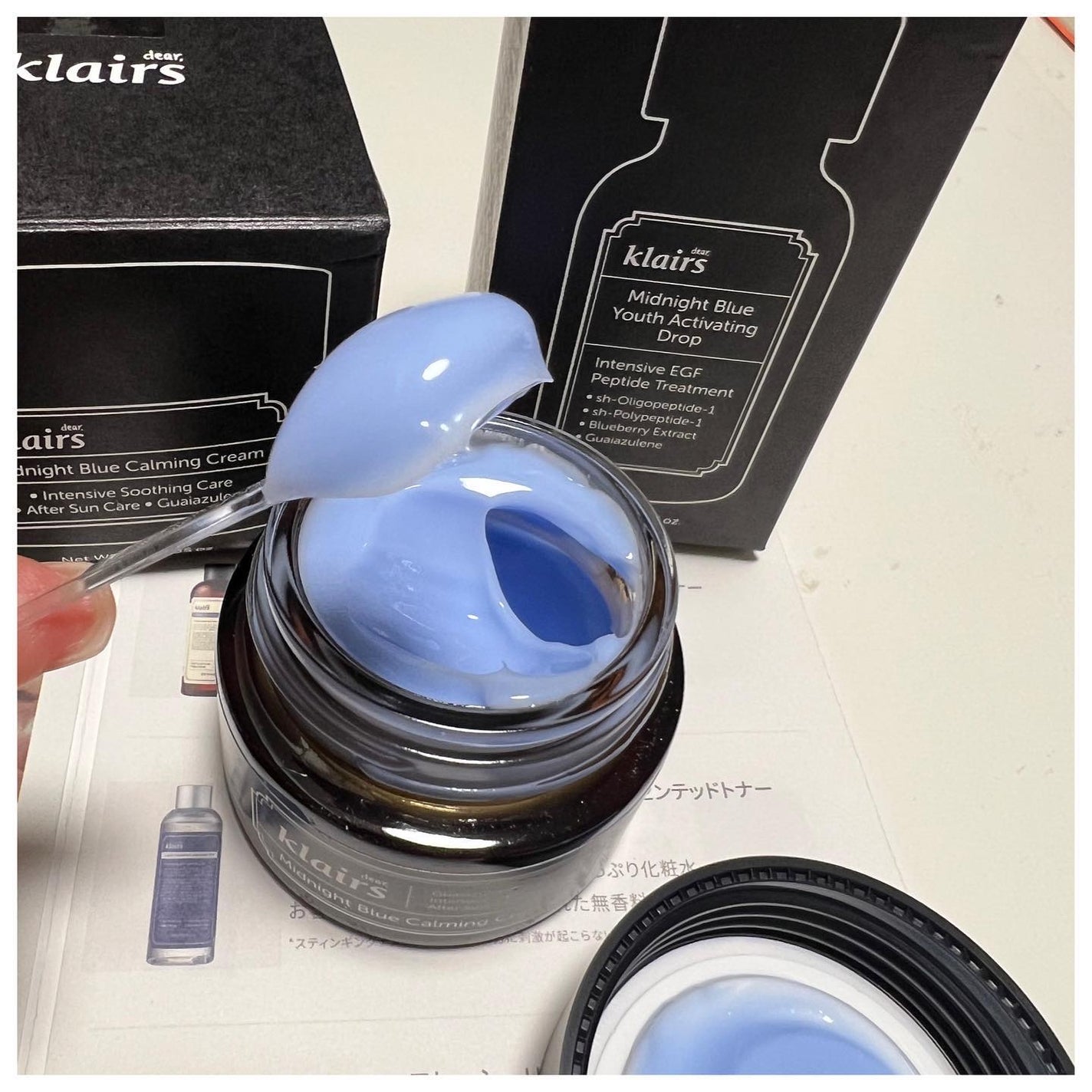 ♡·͜· ︎︎ᕷ on LIPS 「💙♡クレアス♡pr@klairs.jp💙ミッドナイトブルードロ..」(2枚目)
