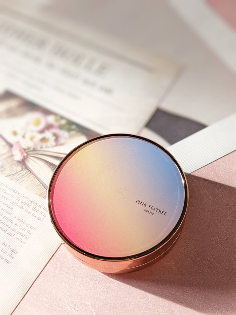 ピンクティーツリーカバーアップグロウクッション/APLIN/クッションファンデーションを使ったクチコミ（2枚目）