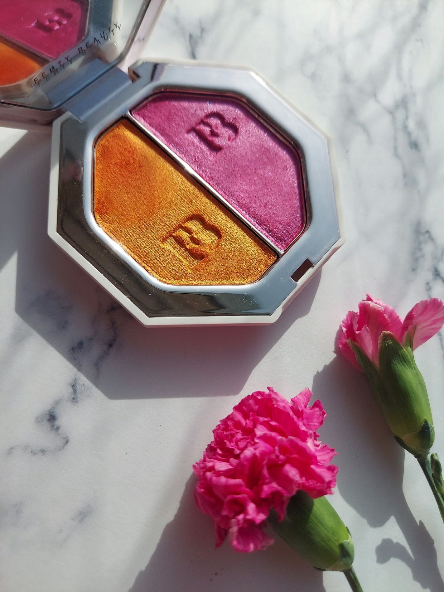 KILLAWATT FREESTYLE HIGHLIGHTER DUO/FENTY BEAUTY BY RIHANNA/パウダーハイライトを使ったクチコミ(1枚目)