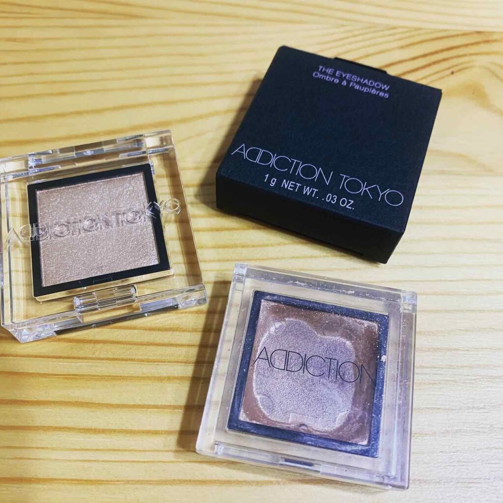アディクション ザ アイシャドウ パール 024P Getaway/ADDICTION/単色アイシャドウを使ったクチコミ（1枚目）