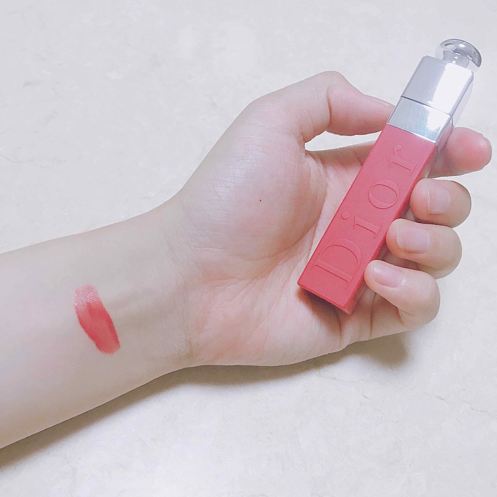 【旧】ディオール アディクト リップ ティント 341 ライチ/Dior/リップグロスを使ったクチコミ（2枚目）