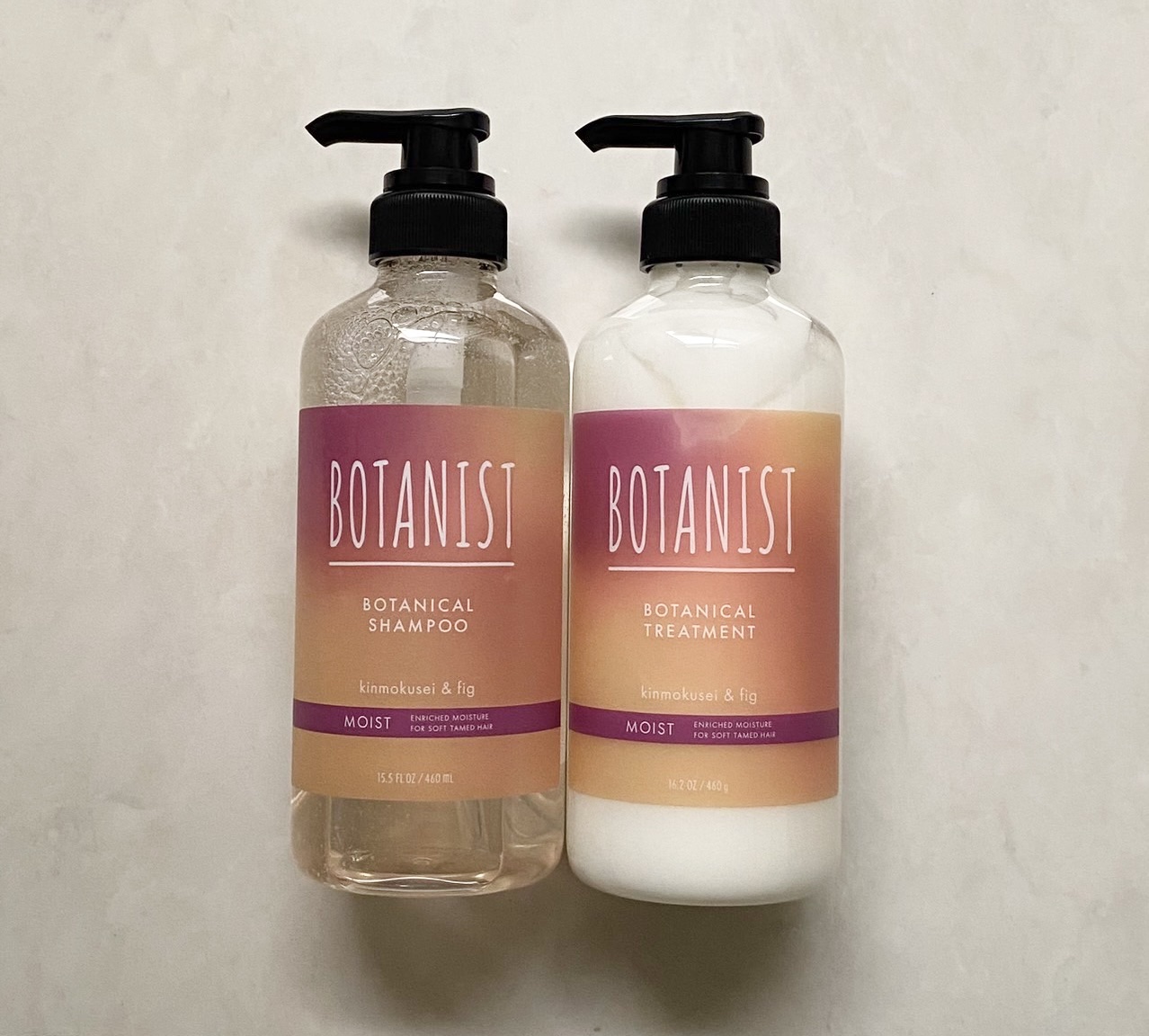 ボタニカルシャンプー/トリートメント　キンモクセイ＆フィグの香り（モイスト）/BOTANIST/市販シャンプーを使ったクチコミ（1枚目）