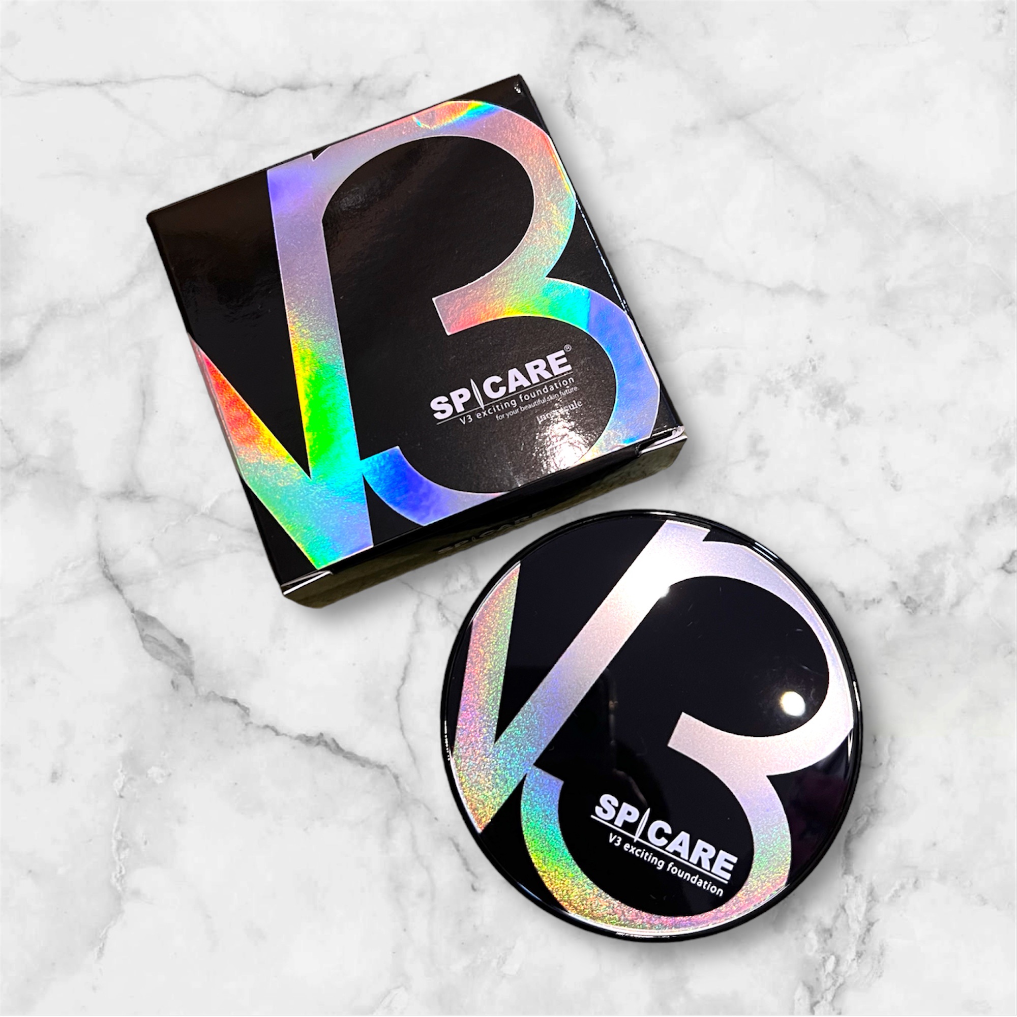 V3 エキサイティングファンデーション/SPICARE/クッションファンデーションを使ったクチコミ（1枚目）