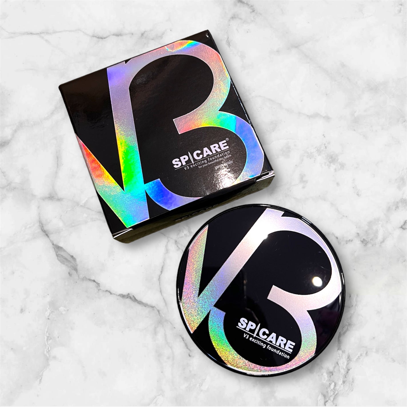 V3 エキサイティングファンデーション/SPICARE/クッションファンデーションを使ったクチコミ(1枚目)