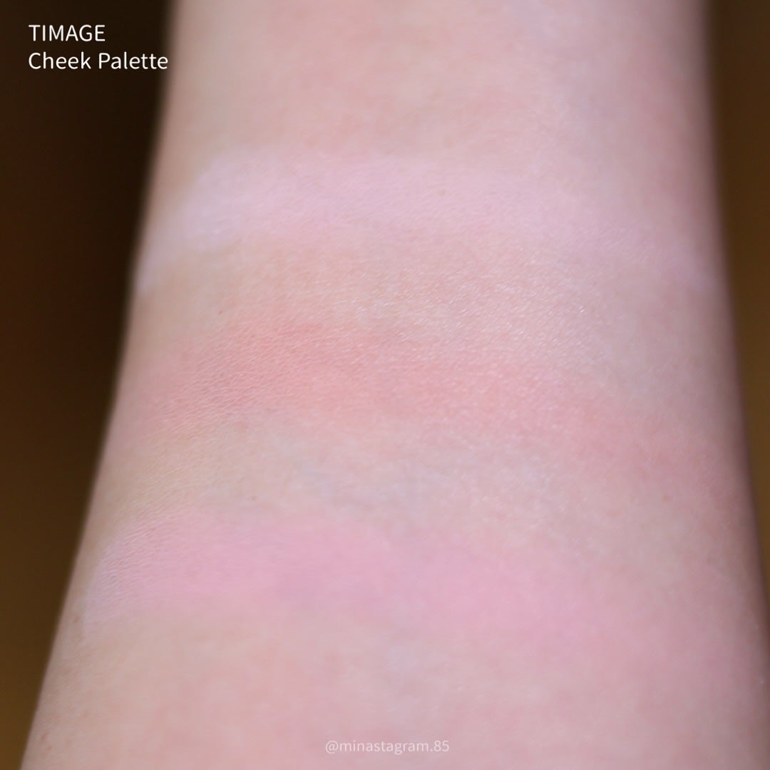 TIMAGE 3色チークパレット/TIMAGE/パウダーチークを使ったクチコミ(6枚目)