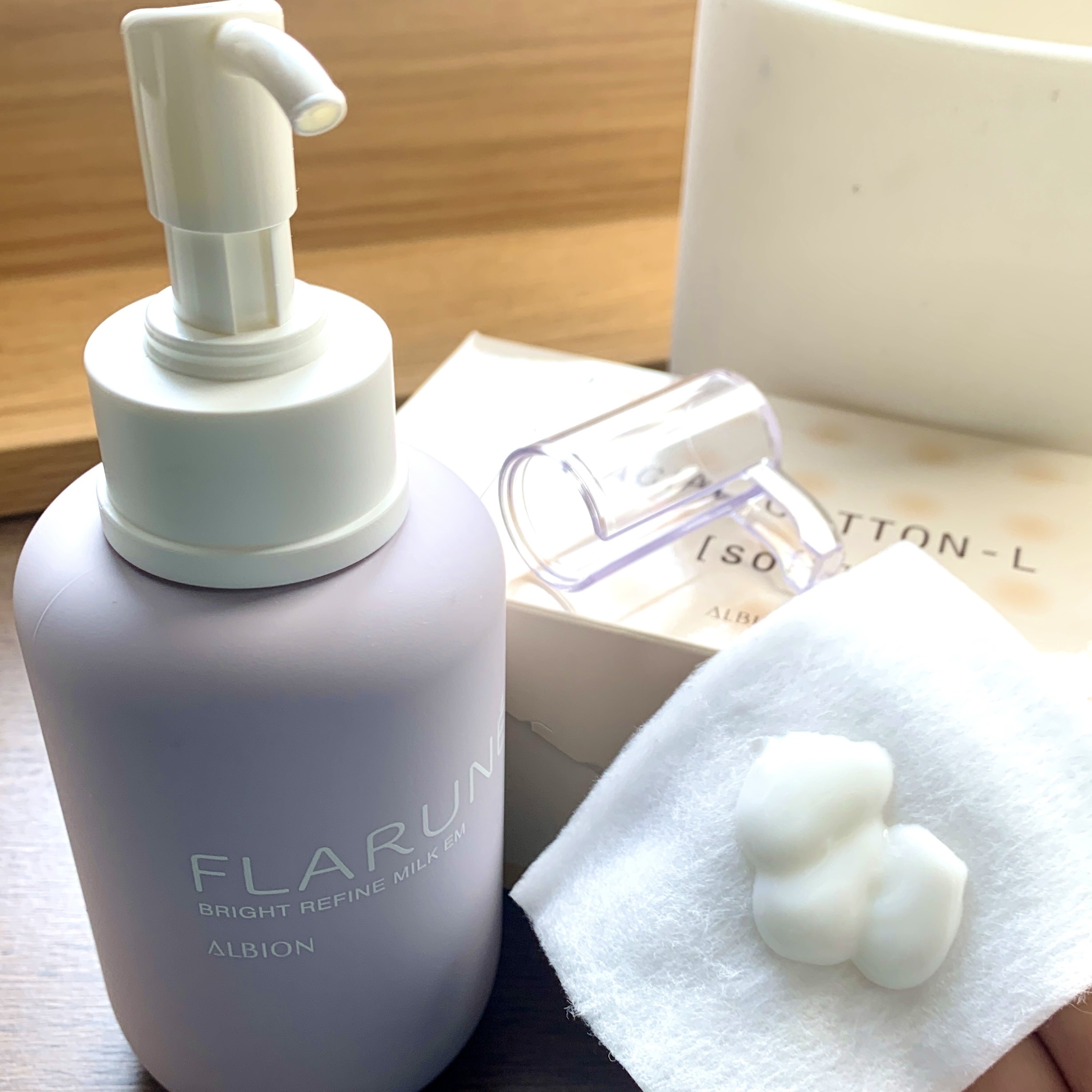 アルビオン フェイシャルコットンＬ（ソフト）/ALBION/コットンを使ったクチコミ（1枚目）