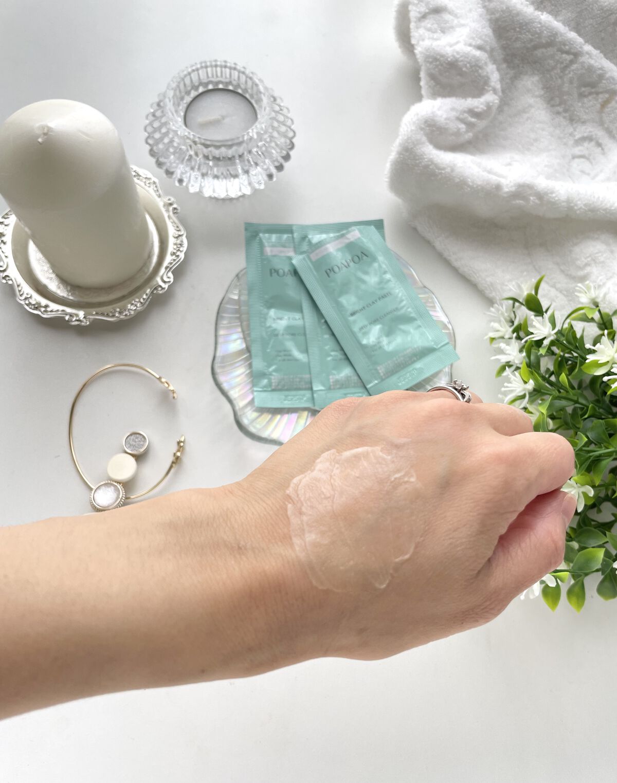 ブライトクレイペースト/POAPOA/洗顔フォームを使ったクチコミ（3枚目）