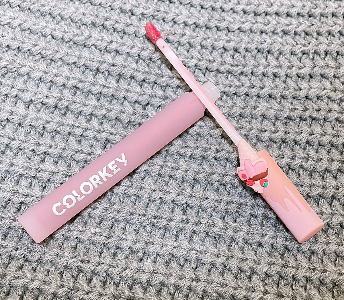 リップスティックアイスクリームティント/COLORKEY/口紅を使ったクチコミ(3枚目)