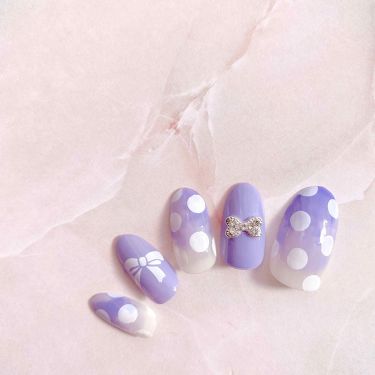 Pa ネイルカラー Paを使った口コミ 水玉ネイル 今日はpaネイルカラーa16 By Borotama 混合肌 Lips