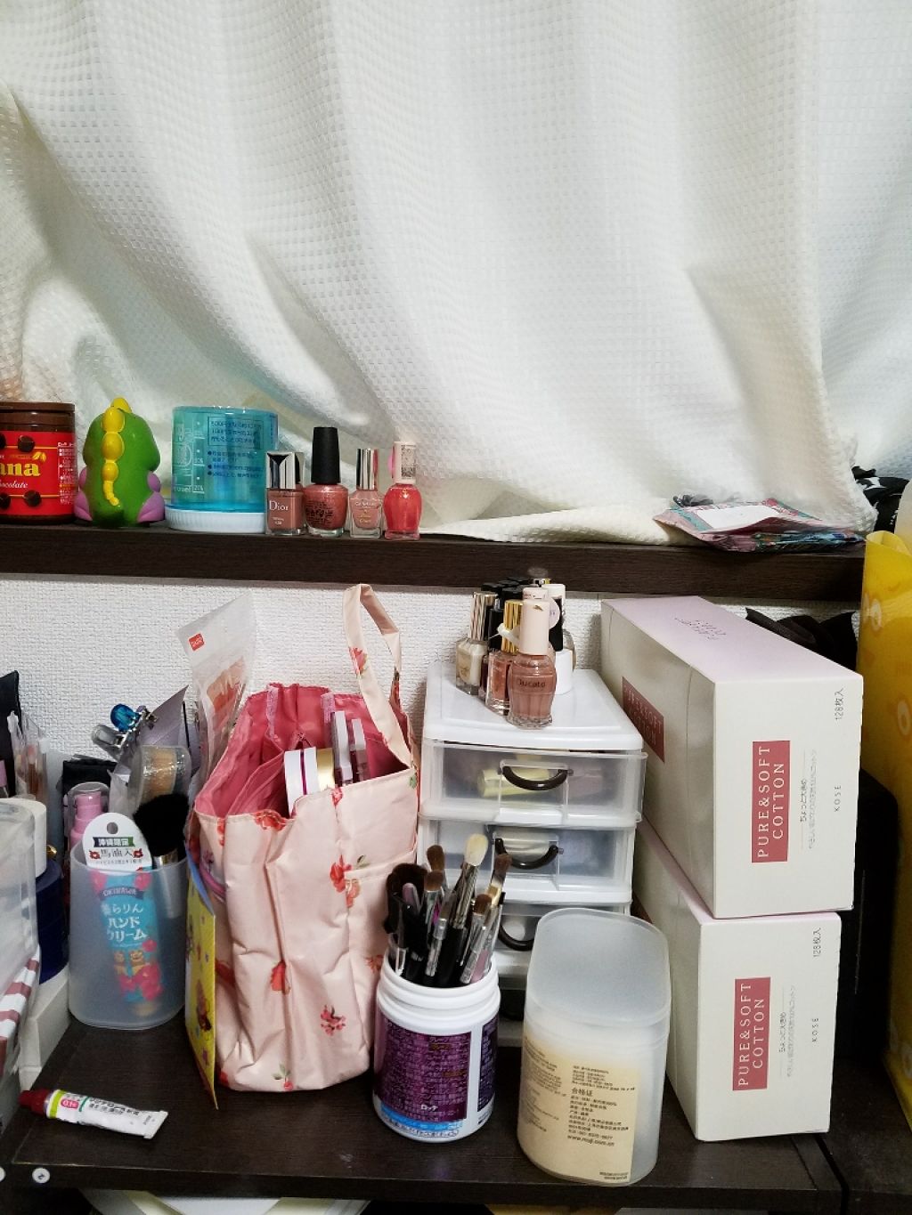 重なるアクリルケース･横型5段/無印良品/その他化粧小物を使ったクチコミ（2枚目）