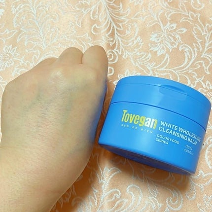 カラーフードシリーズホワイトホールサムクレンジングバーム/Tovegan/クレンジングバームを使ったクチコミ(10枚目)
