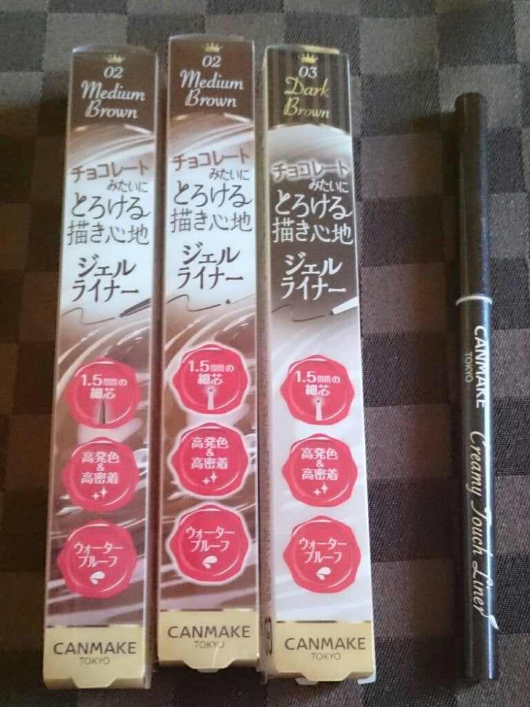 クリーミータッチライナー/キャンメイク/ジェルアイライナーを使ったクチコミ(1枚目)