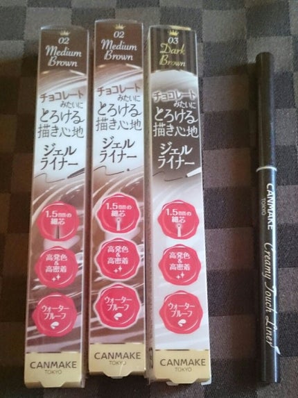 クリーミータッチライナー/キャンメイク/ジェルアイライナーを使ったクチコミ(1枚目)