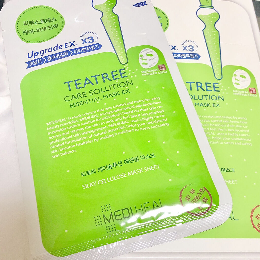 ティーツリーケア ソリューション エッセンシャルマスクEX/MEDIHEAL/シートマスク・パックを使ったクチコミ（1枚目）