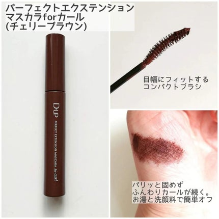 パーフェクトエクステンション マスカラ for カール/D-UP/マスカラを使ったクチコミ(4枚目)