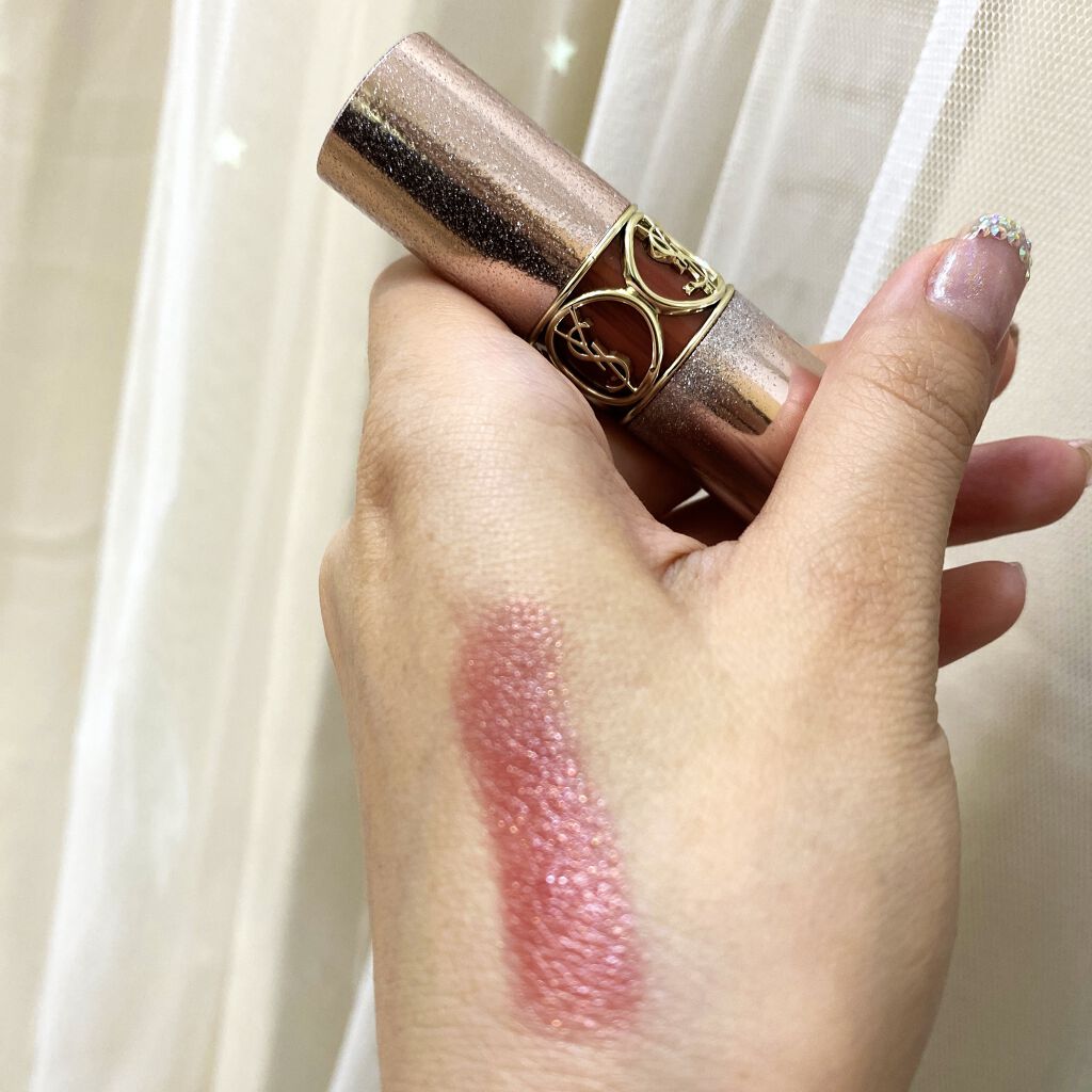 ルージュ ヴォリュプテ シャイン/YVES SAINT LAURENT BEAUTE/口紅を使ったクチコミ（3枚目）