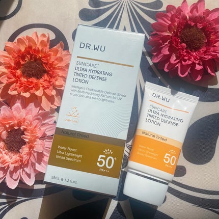 サンスクリーン+モイスト(色付き)<日焼け止め>/DR.WU/日焼け止めローションを使ったクチコミ(2枚目)