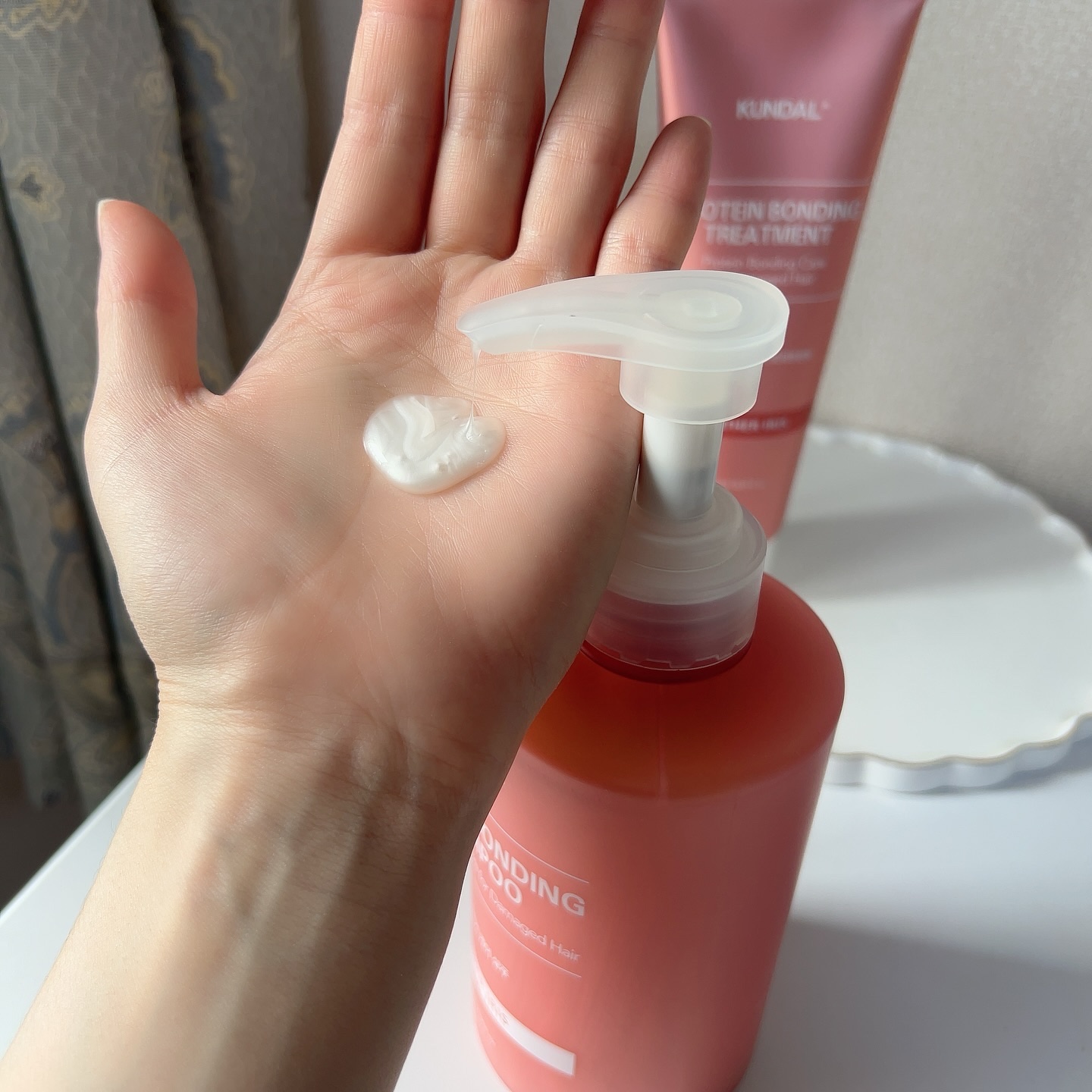 クンダル ダメージケア シャンプー/トリートメント/KUNDAL/市販シャンプーを使ったクチコミ（3枚目）