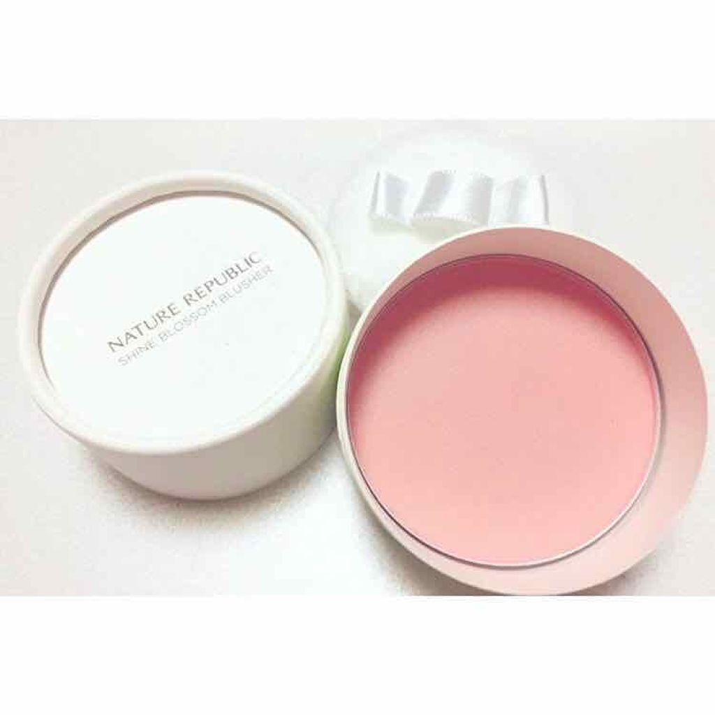 シャイン ブロッサム ブラッシャー/ネイチャーリパブリック/パウダーチークを使ったクチコミ（1枚目）