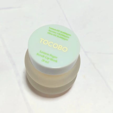 レモンシュガースクラブリップマスク/TOCOBO/リップスクラブを使ったクチコミ(2枚目)