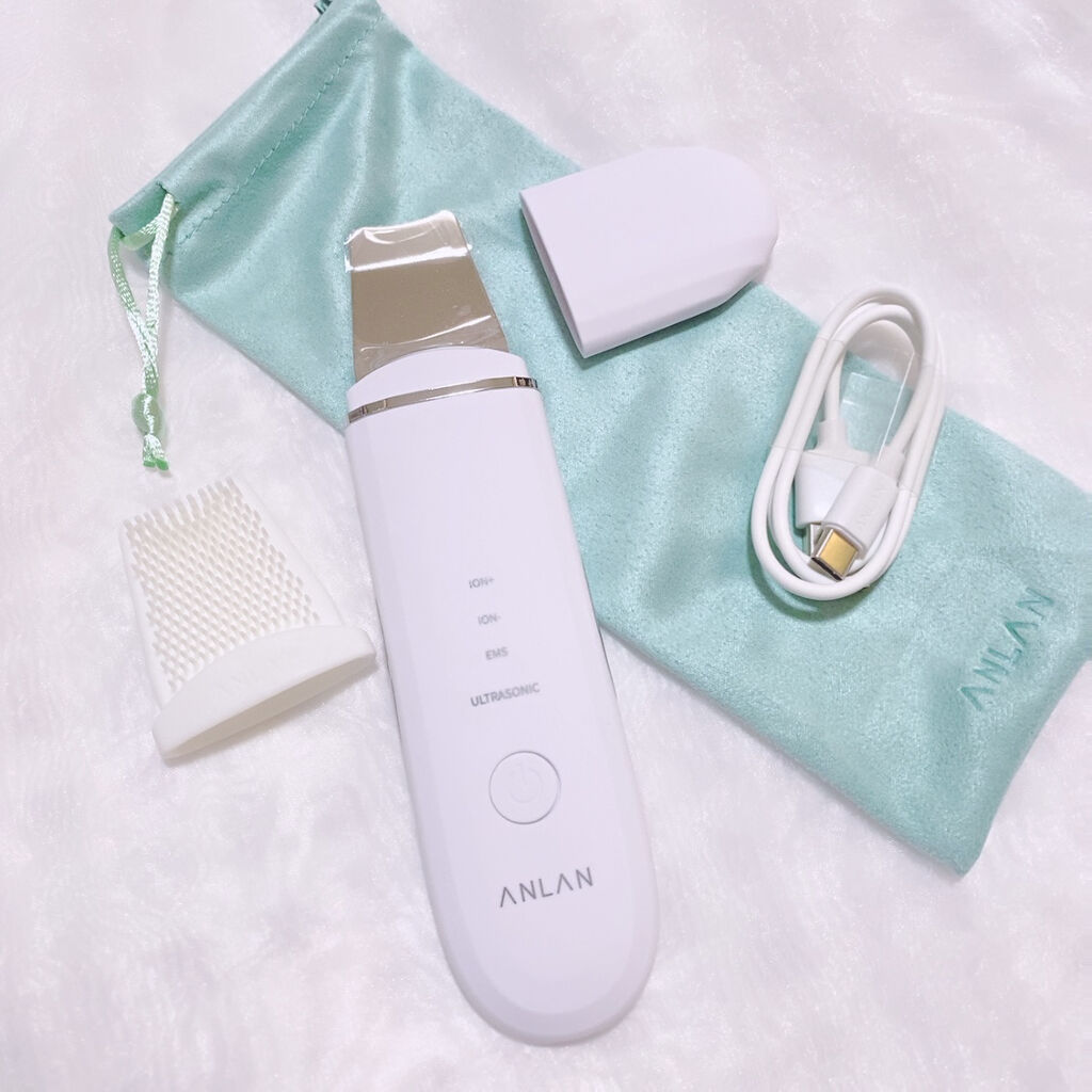 ウォーターピーリング超音波美顔器/ANLAN/美顔器・マッサージを使ったクチコミ（2枚目）
